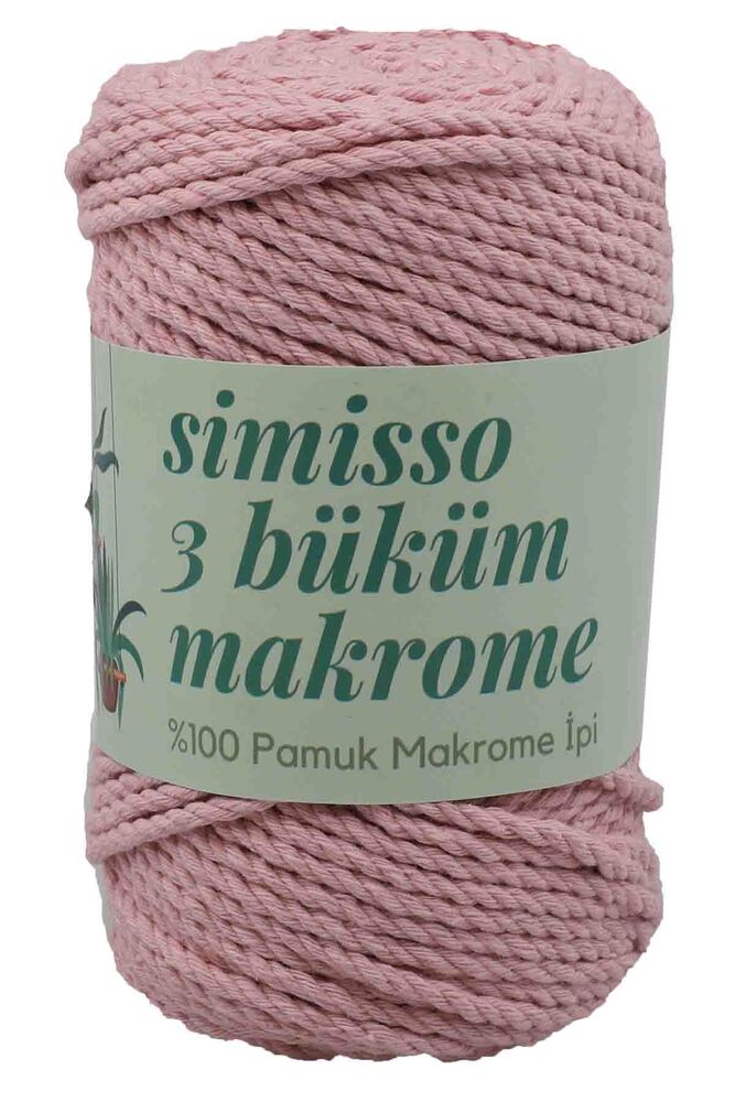 3 Twisted Cotton Macrame Simisso 250gr.| 1175