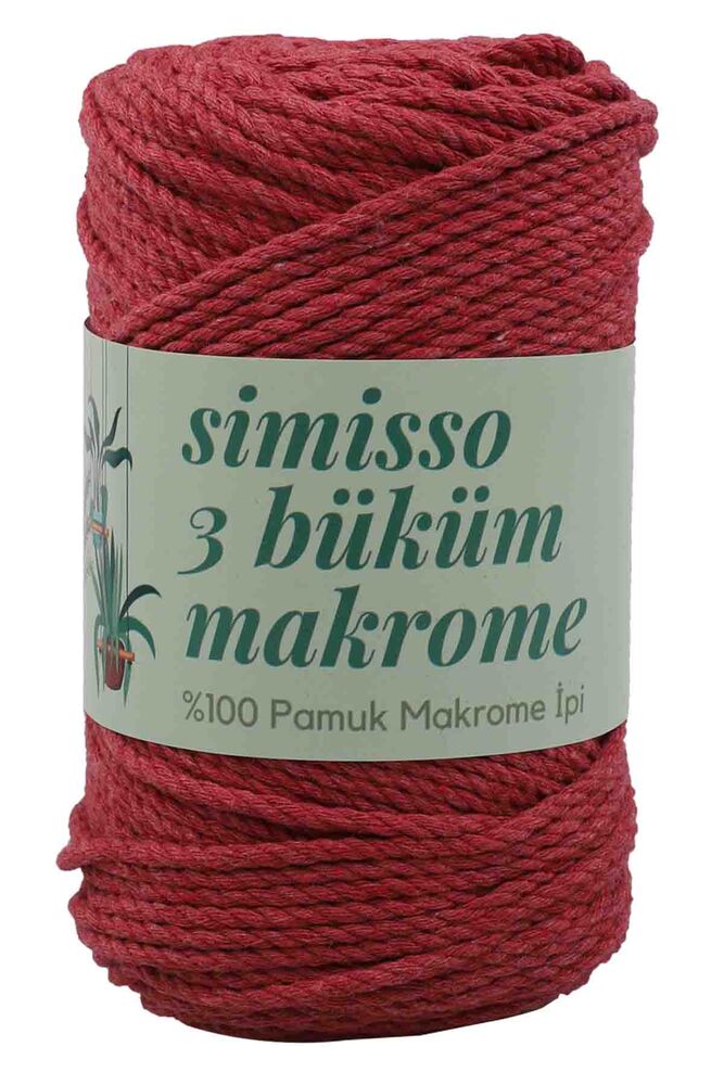 3 Twisted Cotton Macrame Simisso 250gr.| 1195