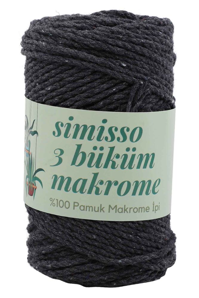 3 Twisted Cotton Macrame Simisso 250gr.| 1180