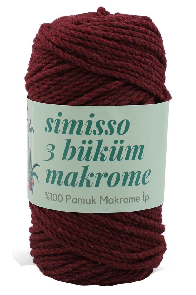 3 Twisted Cotton Macrame Simisso 250gr.| 1134
