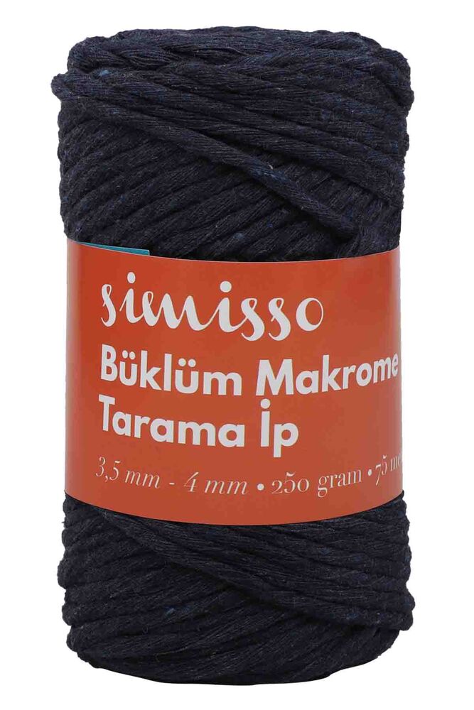 Twisted Macrame Simisso|Dark navy blue
