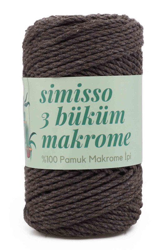 SİMİSSO - 3 Twisted Cotton Macrame Simisso 250gr.|Soil 