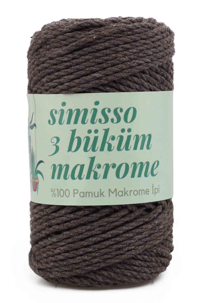 3 Twisted Cotton Macrame Simisso 250gr.|Soil 