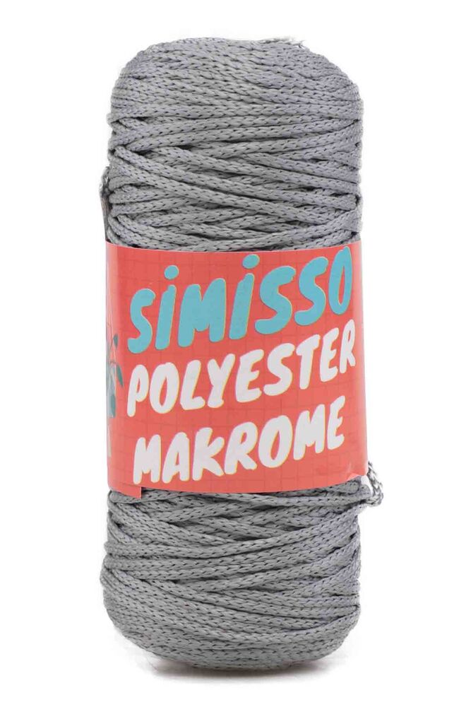 Polyester Macrame Cord 100 gr|Grey
