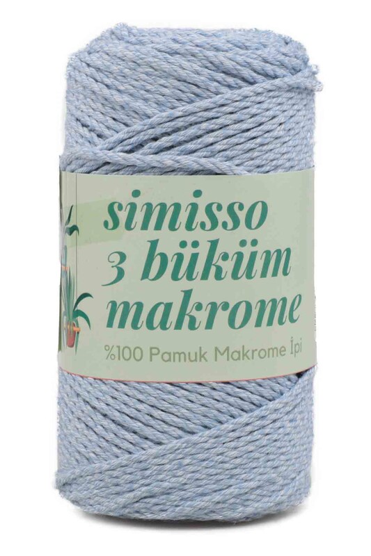 SİMİSSO - 3 Twisted Cotton Macrame Simisso 250gr.|2458