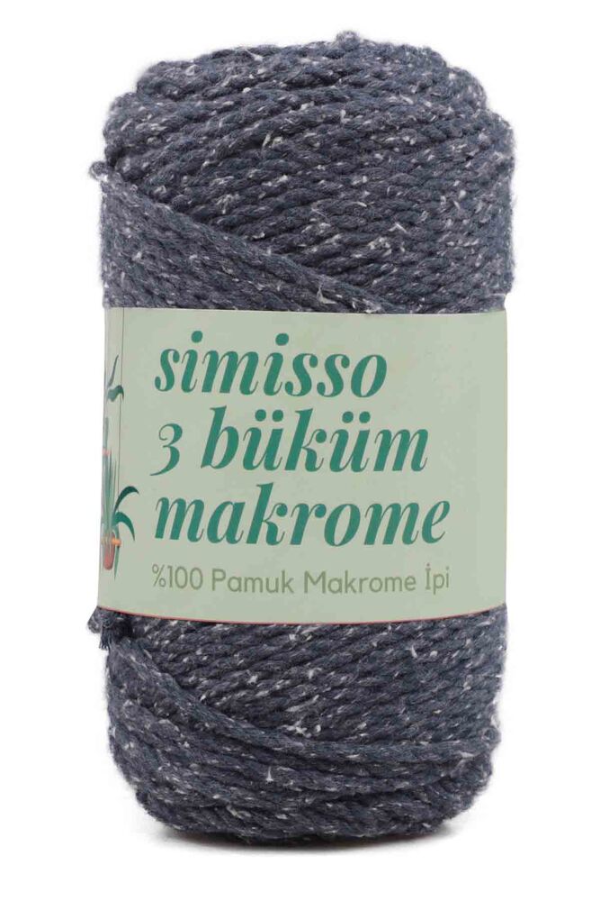 3 Twisted Cotton Macrame Simisso 250gr.|2459