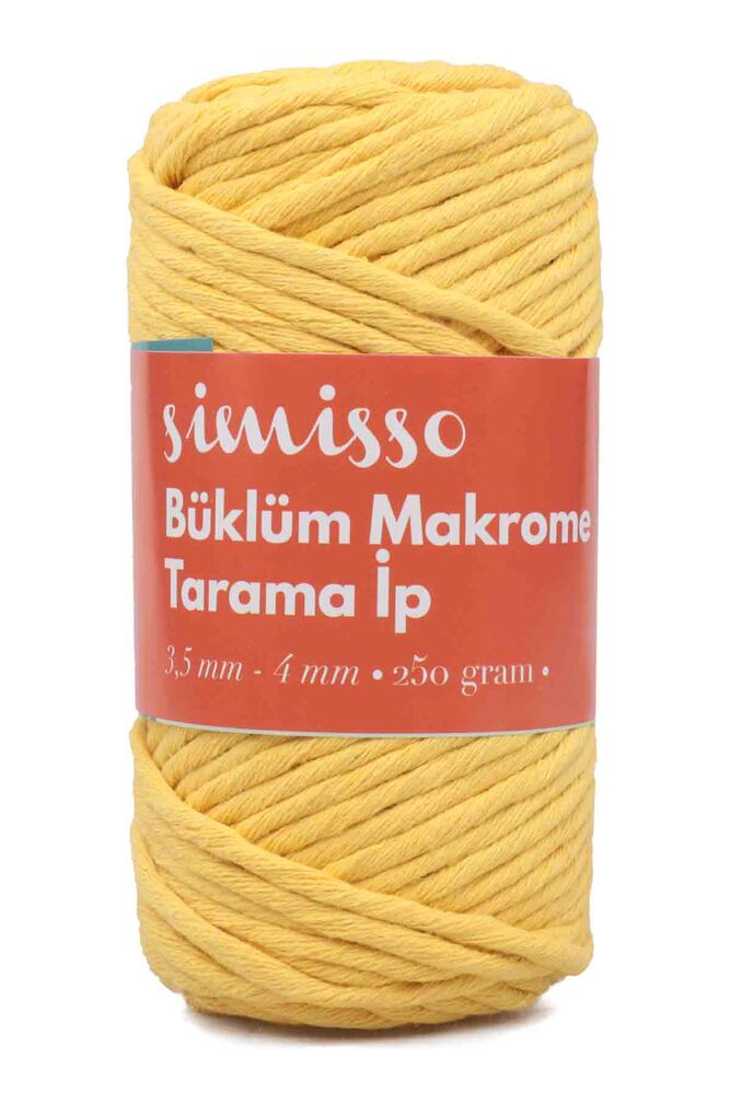 Twisted Macrame Simisso| Yellow