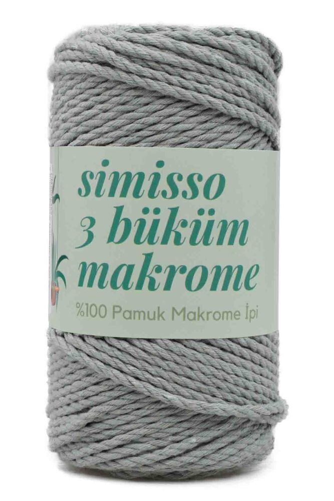3 Twisted Cotton Macrame Simisso 250gr.|Olive