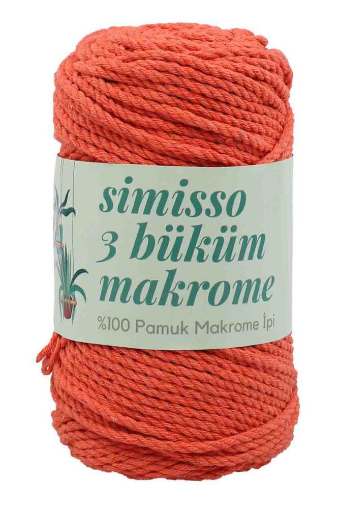 3 Twisted Cotton Macrame Simisso 250gr.| 1136