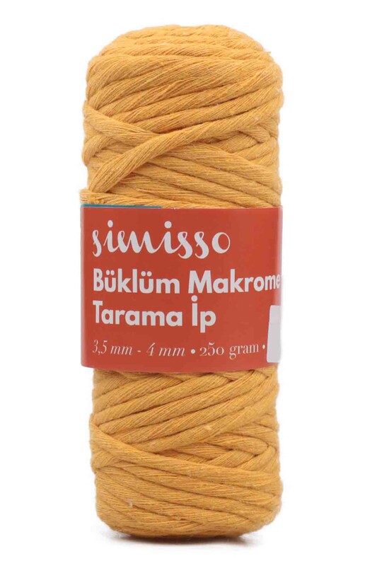 SİMİSSO - Twisted Macrame Simisso|Mustard 704
