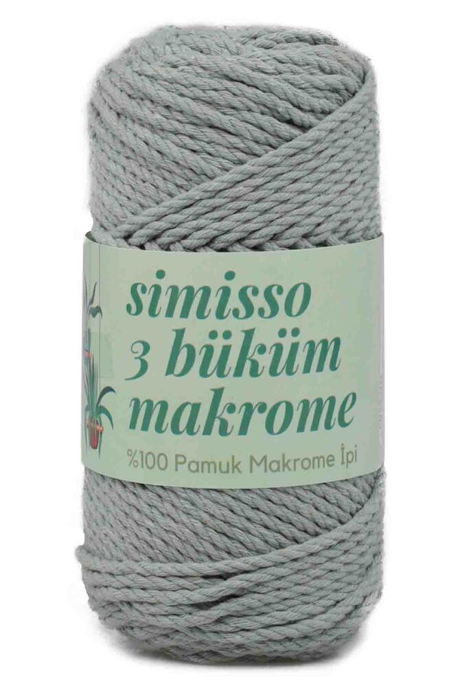 3 Twisted Cotton Macrame Simisso 250gr.| 1132