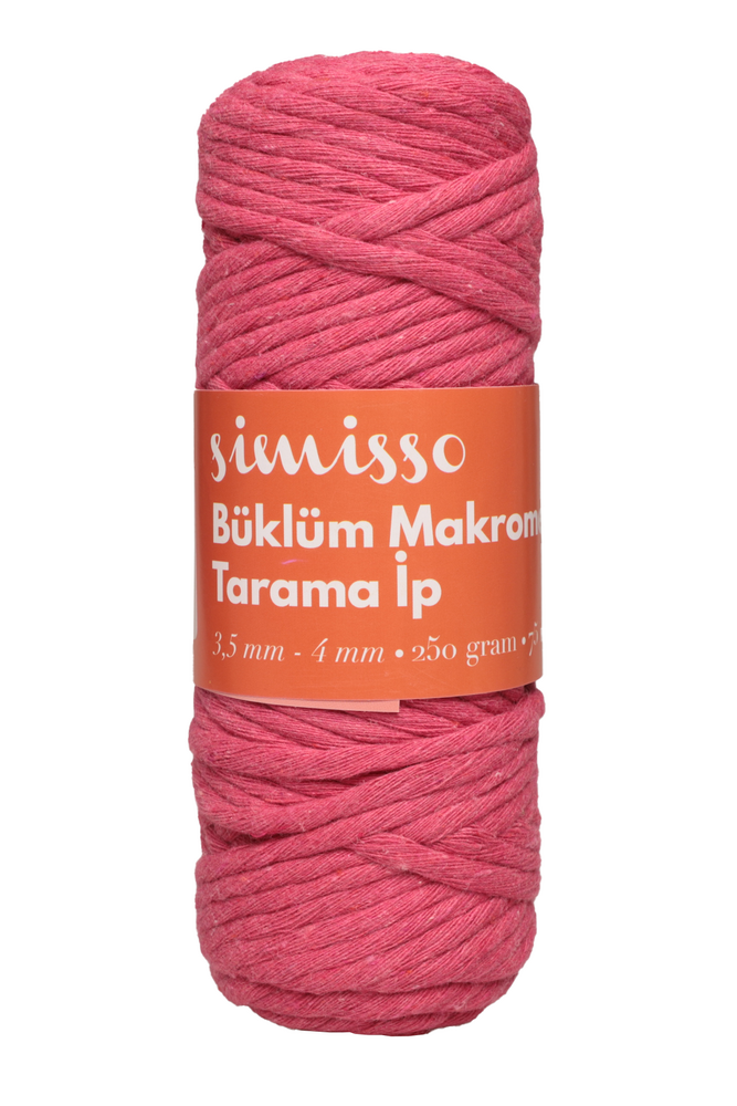 Simisso Tarama Makrome İpi Fuşya 311