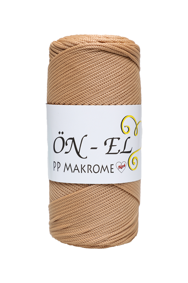 Önel Polyester Makrome İpi 200 gr. | Bej