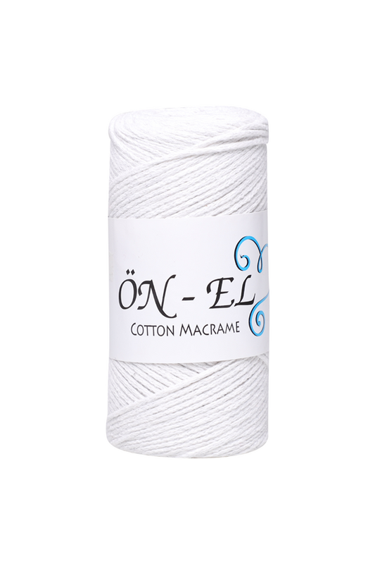 ÖNEL - Önel Cotton Makrome İpi 250 gr. | Beyaz