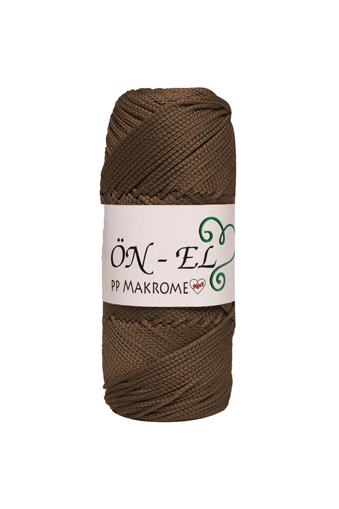 Önel Polyester Makrome İpi 200 gr. | Kahve