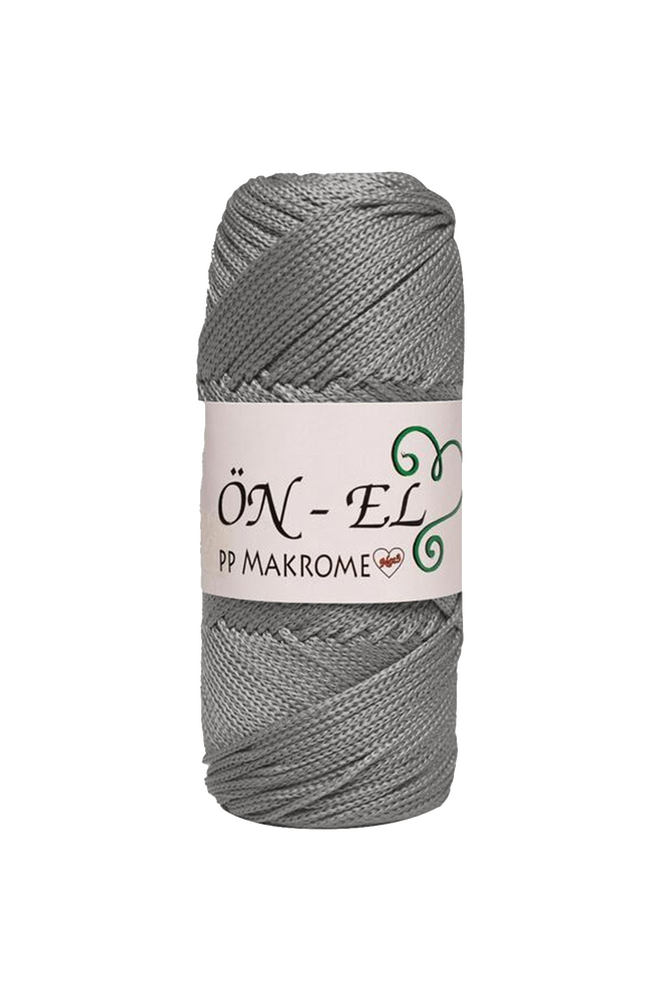 Önel Polyester Makrome İpi 200 gr. | Gri