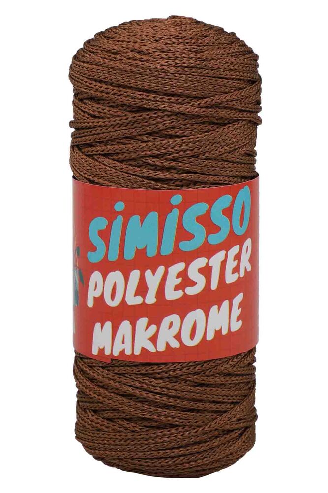Polyester Makrome İpi 100 gr | Kahverengi