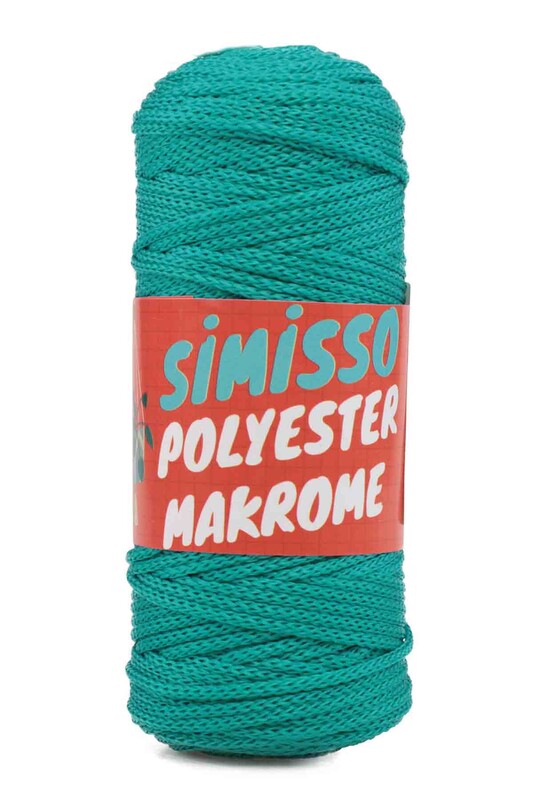 SİMİSSO - Polyester Makrome İpi 100 gr | Yeşil