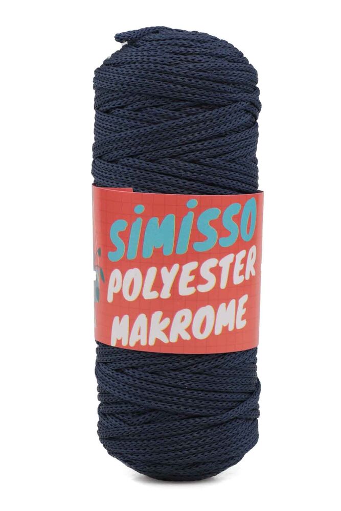 Polyester Makrome İpi 100 gr | Lacivert