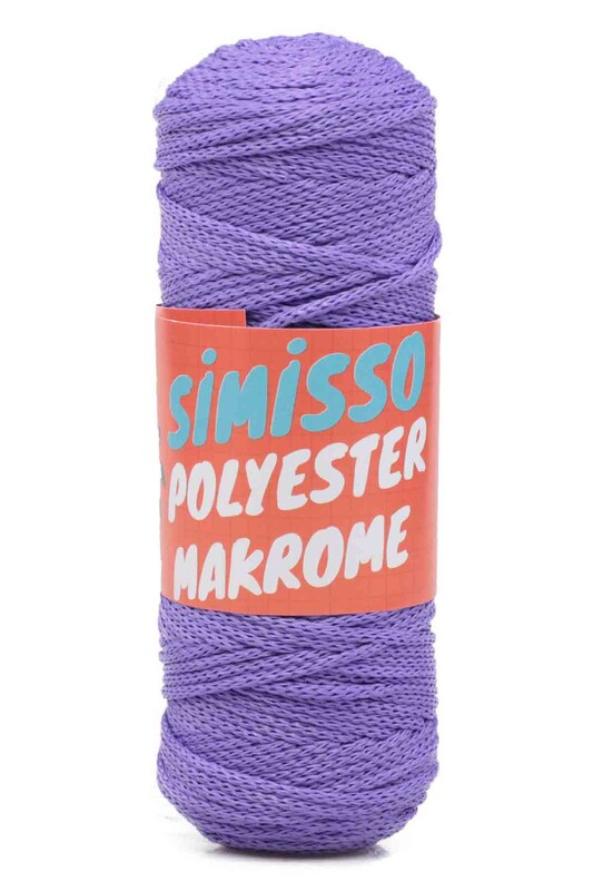 SİMİSSO - Polyester Makrome İpi 100 gr | Mor