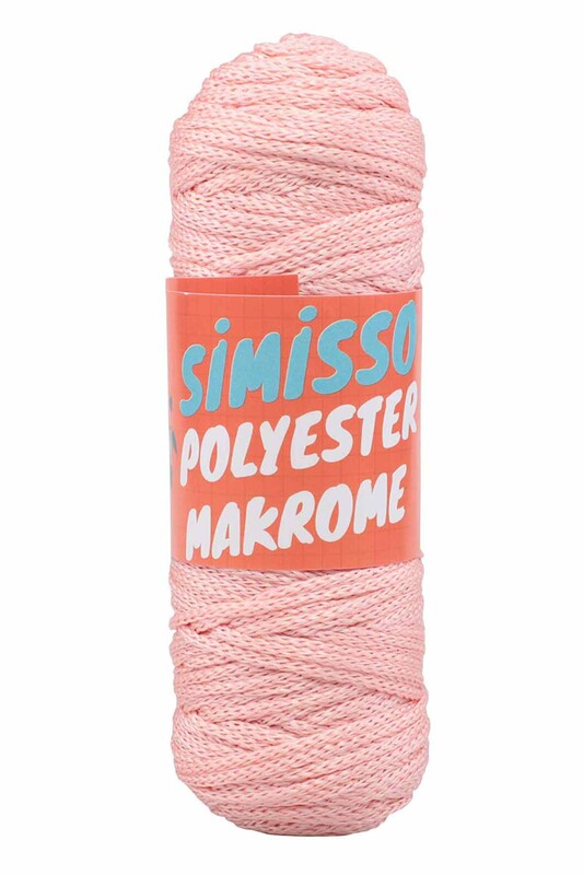 SİMİSSO - Polyester Makrome İpi 100 gr | Somon
