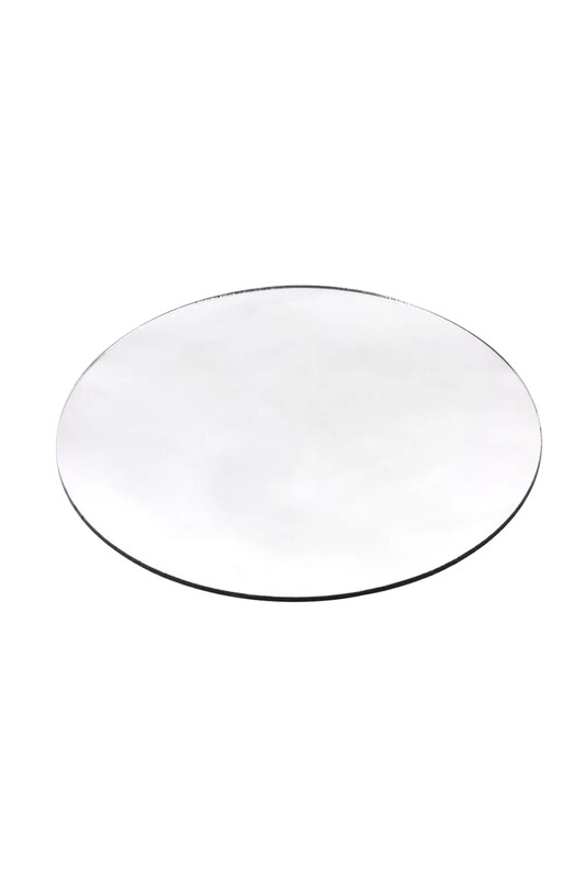SİMİSSO - Makrome Aynalı Pleksi 25X25 Gümüş