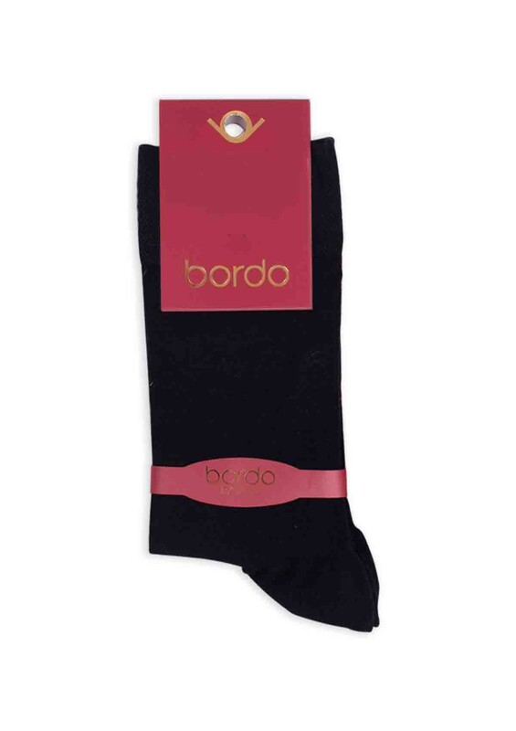 Bordeaux Bamboo Seamless Man Socks GBK1002 | Black - Thumbnail