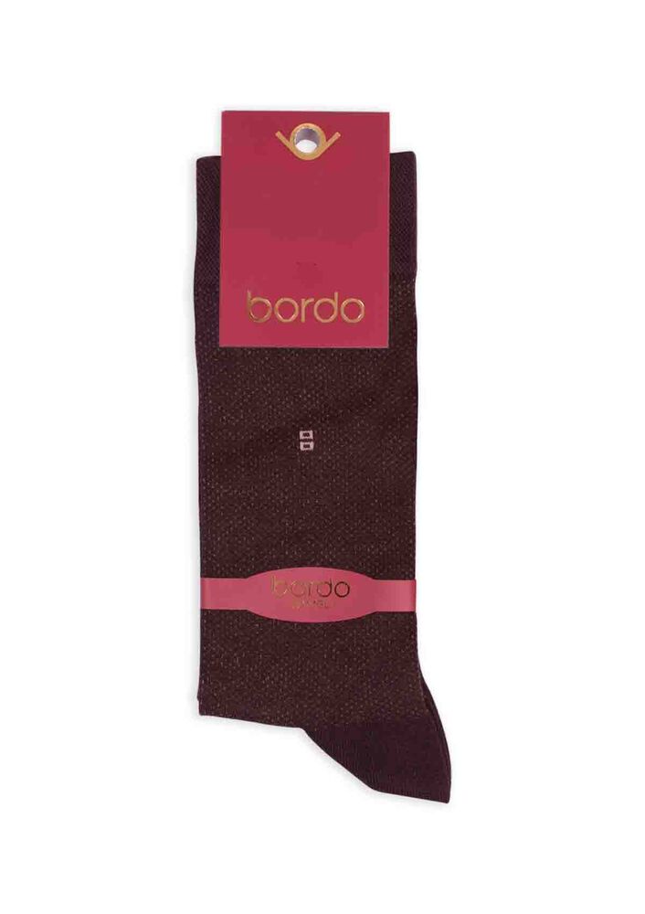 Bordeaux Bamboo Seamless Man Socks EBK1005 | Brown