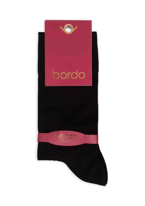 Bordeaux Bamboo Seamless Man Socks GBK1001 | Black - Thumbnail