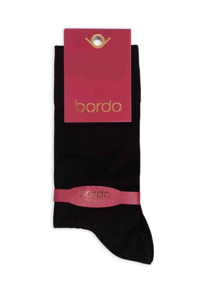 Bordeaux Bamboo Seamless Man Socks GBK1001 | Black