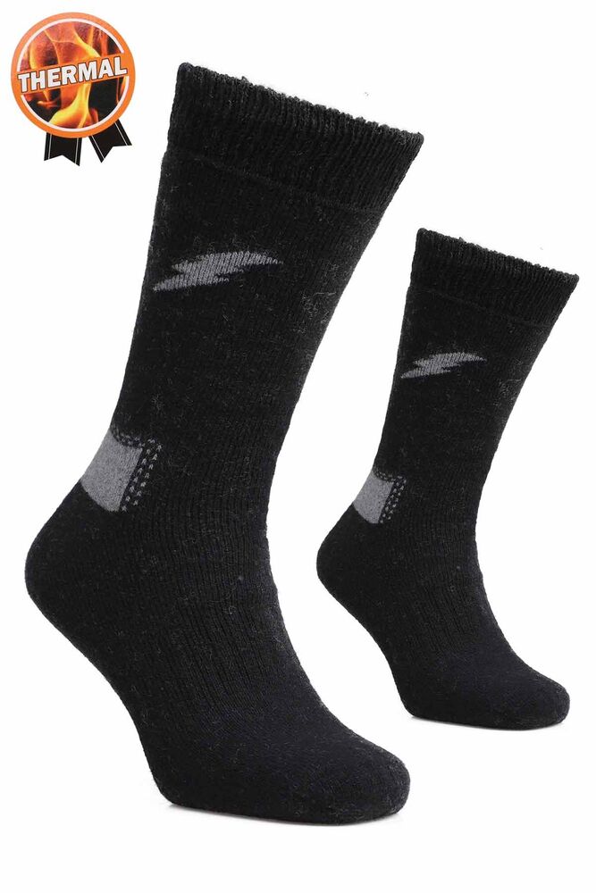 Man Thermal Socks 310 | Black Gray