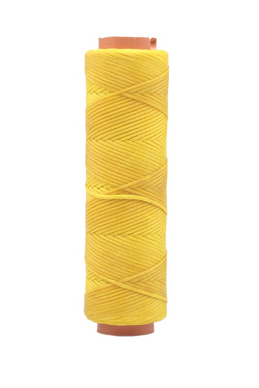 SİMİSSO - Mumlu İp 100 Metre Sarı