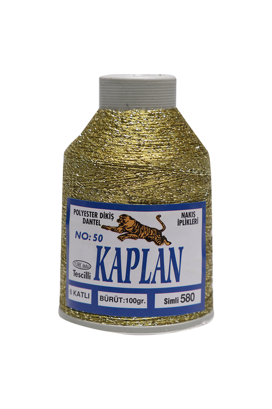 KAPLAN - Kaplan Simli Nakış İpi 6 Kat 50 No 100 gr. | 580