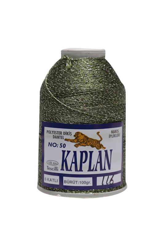KAPLAN - Kaplan Simli Nakış İpi 6 Kat 50 No 100 gr. | 116