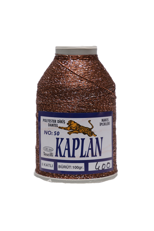 KAPLAN - Kaplan Simli Nakış İpi 6 Kat 50 No 100 gr. | 400
