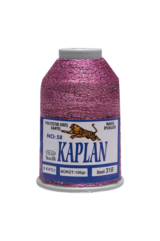 KAPLAN - Kaplan Simli Nakış İpi 6 Kat 50 No 100 gr. | 318