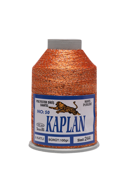 KAPLAN - Kaplan Simli Nakış İpi 6 Kat 50 No 100 gr. | 244