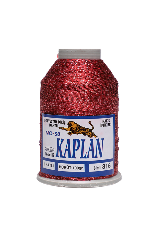 KAPLAN - Kaplan Simli Nakış İpi 6 Kat 50 No 100 gr. | 816