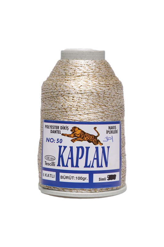 KAPLAN - Kaplan Simli Nakış İpi 6 Kat 50 No 100 gr. | 301