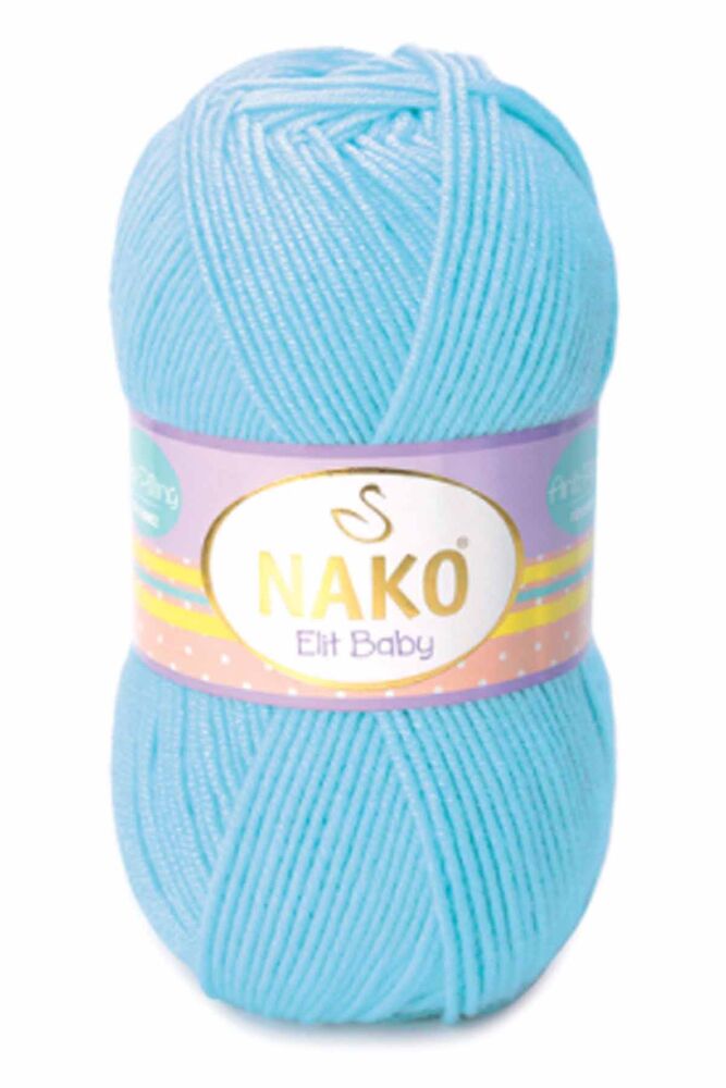 Пряжа Nako Elit Baby 100гр./небесно-голубой 6723