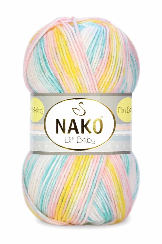 NAKO - Nako Elit Baby Mini Batik El Örgü İpi 32428