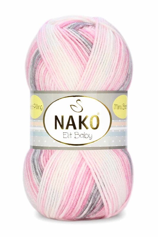 NAKO - Nako Elit Baby Mini Batik El Örgü İpi 32419