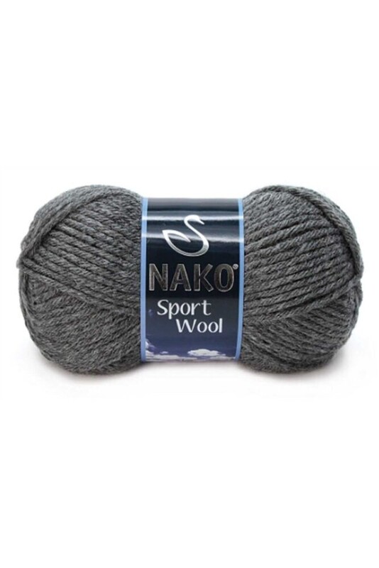 NAKO - Пряжа Nako Sport Wool 100гр./тёмно-серый 193