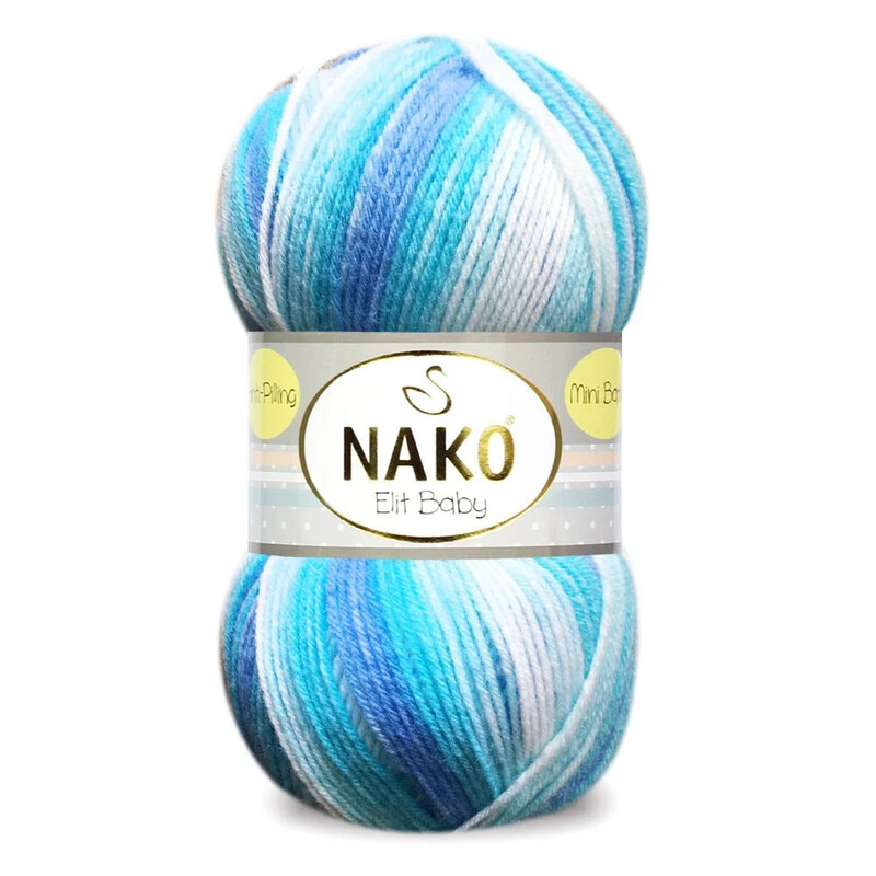 NAKO - Nako Elit Baby Mini Batik El Örgü İpi 32455