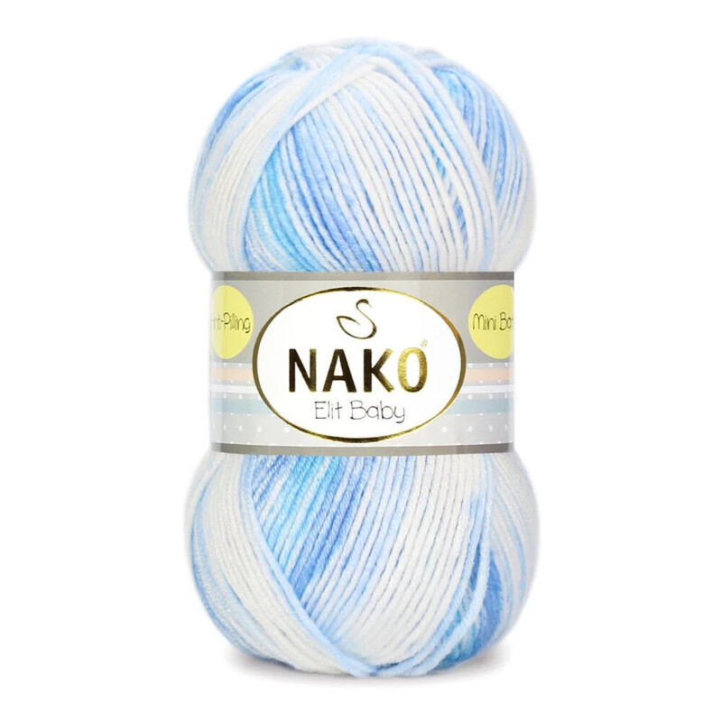 NAKO - Nako Elit Baby Mini Batik El Örgü İpi 32459