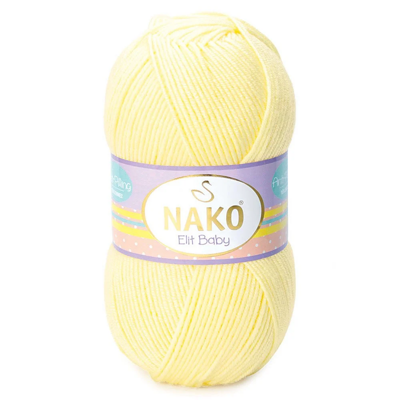 NAKO - Nako Elit Baby El Örgü İpi | Limonata 3664