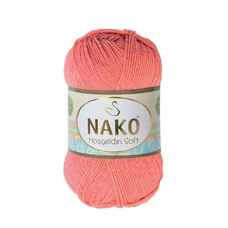 NAKO - Nako Hoşgeldin Soft El Örgü İpi | Mercan 3655