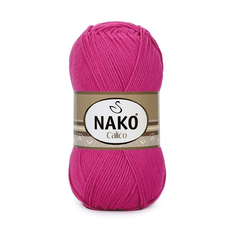 NAKO - Nako Calico El Örgü İpi | Fuşya 4569