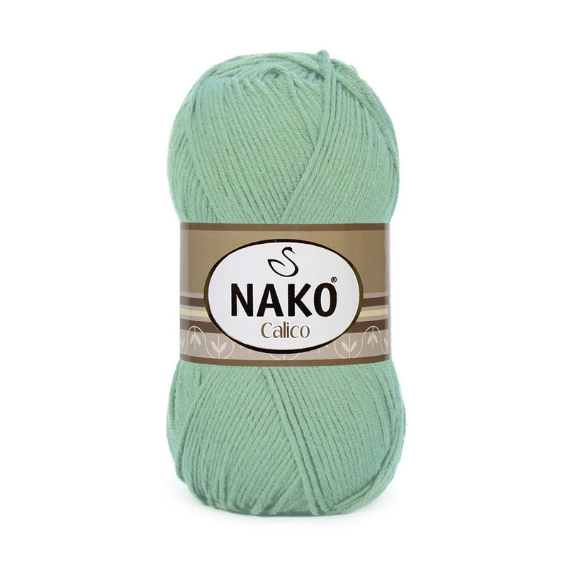 NAKO - Nako Calico El Örgü İpi | Açık Yeşil 6553