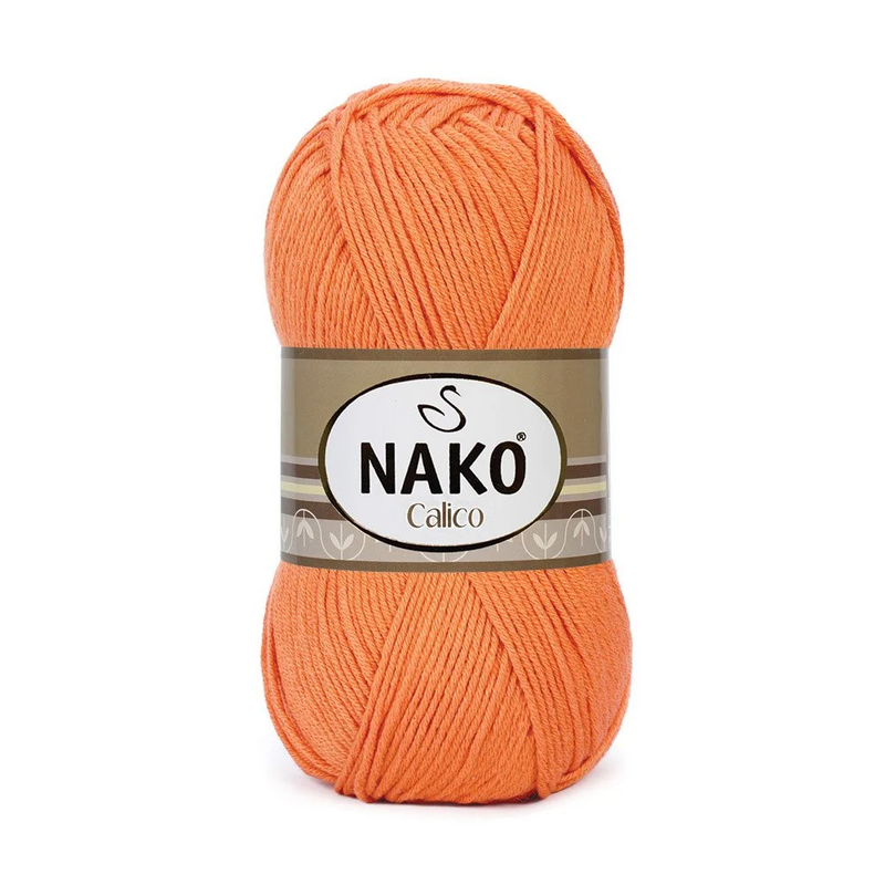 NAKO - Nako Calico El Örgü İpi | Turuncu 4570